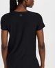 Beyond Yoga Beyond Yoga On The Down Low Tee Darkest Night XS - 3