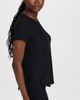 Beyond Yoga Beyond Yoga On The Down Low Tee Darkest Night XS - 4