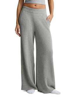 Beyond Yoga Beyond Yoga Rest Day Waffle Wide Leg Pants