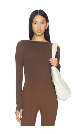 Beyond Yoga Beyond Yoga Serene Boatneck Bodysuit