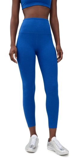 Beyond Yoga Beyond Yoga Spacedye Caught In The Midi High Waisted Leggings Ultra Blue Heather