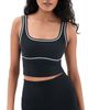Beyond Yoga Beyond Yoga Spacedye Dynamic Crop Tank Darkest Night - 1