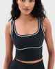 Beyond Yoga Beyond Yoga Spacedye Dynamic Crop Tank Darkest Night - 3