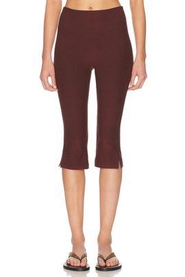 Beyond Yoga Beyond Yoga Spacedye Mid Rise Slit Pedal Pusher Legging