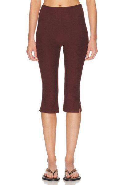 Beyond Yoga Beyond Yoga Spacedye Mid Rise Slit Pedal Pusher Legging
