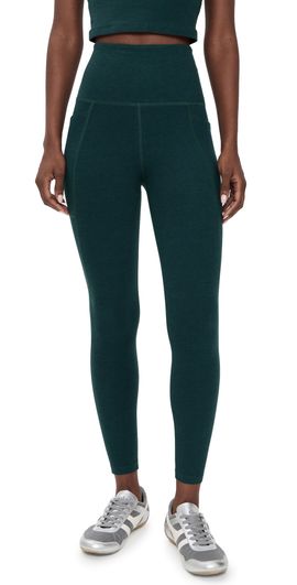 Beyond Yoga Beyond Yoga Spacedye Out of Pocket High Waisted Midi Leggings Dark Ivy Heather