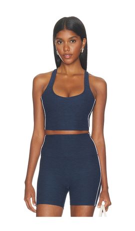 Beyond Yoga Beyond Yoga Spacedye Racerback Contrast Piping Tank Top