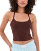 Beyond Yoga Beyond Yoga Spacedye Slim Racerback Cropped Tank Iced Mocha Heather - 1