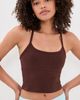 Beyond Yoga Beyond Yoga Spacedye Slim Racerback Cropped Tank Iced Mocha Heather - 2