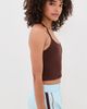 Beyond Yoga Beyond Yoga Spacedye Slim Racerback Cropped Tank Iced Mocha Heather - 4