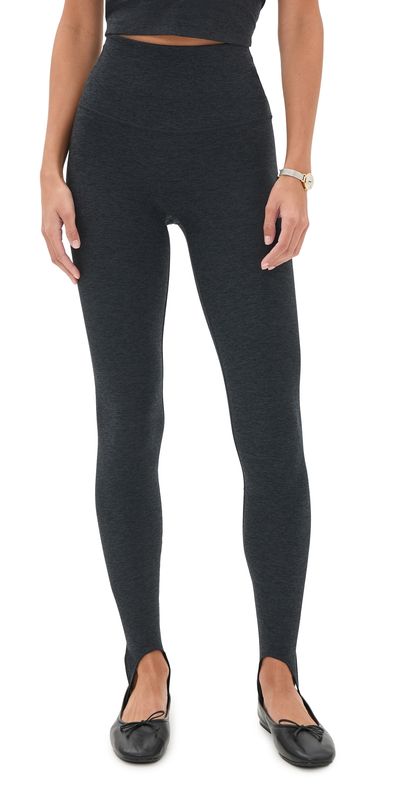 Beyond Yoga Beyond Yoga Spacedye Stirrup High Waisted Leggings Darkest Night