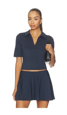 Beyond Yoga Beyond Yoga Sport Active V-neck Polo Top