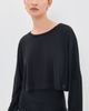 Beyond Yoga Beyond Yoga Studio Luxe Cropped Long Sleeve Tee Black - 2