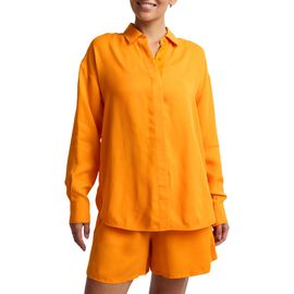 Beyond Yoga Beyond Yoga Sunkissed Cupro Button Down Shirt