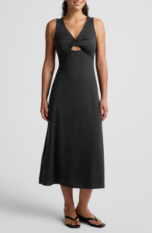 Beyond Yoga Beyond Yoga Twist Keyhole Midi Dress