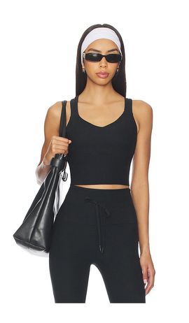 Beyond Yoga Beyond Yoga Twist Through Cropped Tank Top