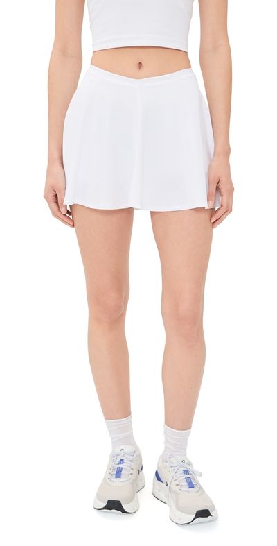 Beyond Yoga Beyond Yoga You're A Force Skirt White