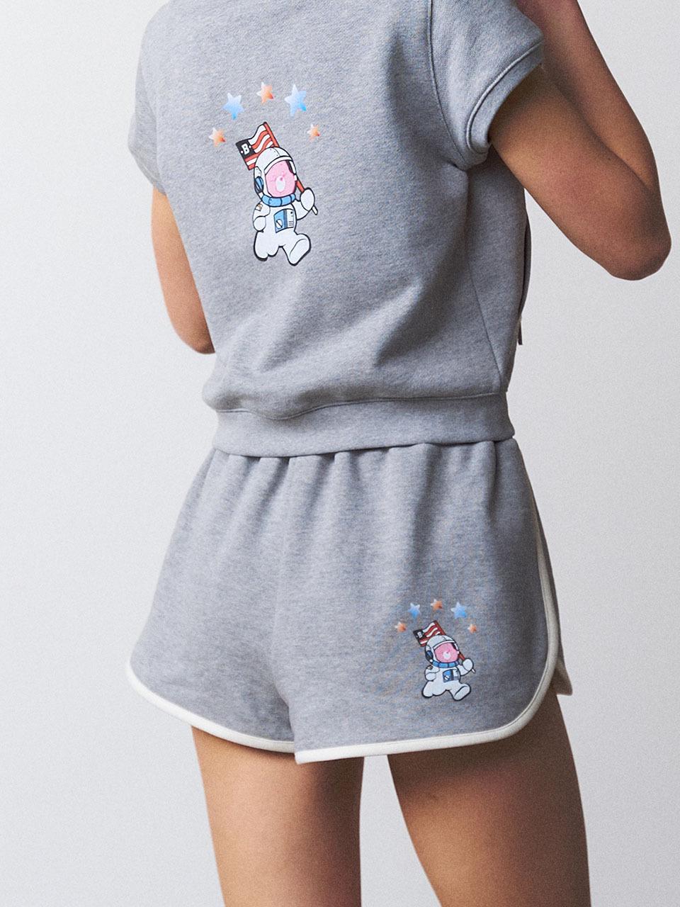 beyondcloset New Apollo Care Bear Training Short Pants_Gray