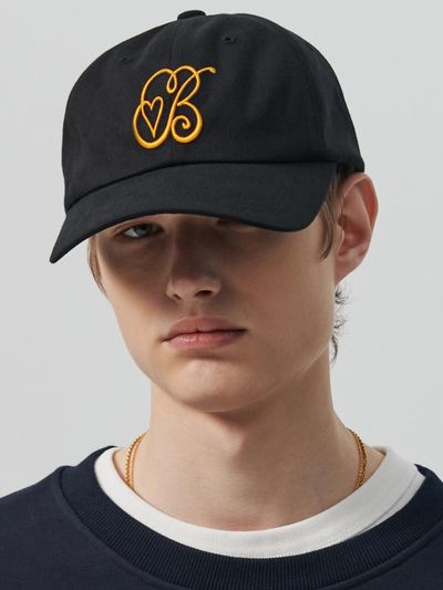 beyondcloset New Logo Stitch 16s Washed Cotton Cap [Black]