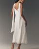 BHLDN 3D Deco Lace Slip Dress with Scarf - 2