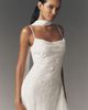BHLDN 3D Deco Lace Slip Dress with Scarf - 3