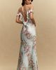 BHLDN Aria Ruffle Maxi Slip Dress - 2