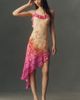 BHLDN Asymmetric Ruffle Midi Slip Dress - 1