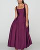 BHLDN Basque Waist Square-Neck Maxi Dress - 1