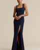 BHLDN Blake Square-Neck Stretch Crepe Maxi Dress - 1