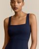 BHLDN Blake Square-Neck Stretch Crepe Maxi Dress - 2