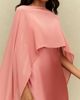 BHLDN Brigid Chiffon Cape Maxi Dress - 4