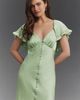 BHLDN Caped Satin Maxi Dress - 3