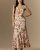 BHLDN Chiffon Cap-Sleeve Midi Dress - 1