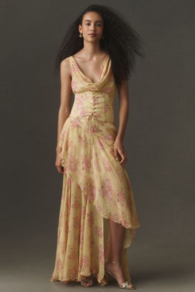 BHLDN Corset Slip Maxi Dress