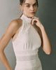 BHLDN Crepe and Lace Halter Maxi Dress - 2