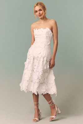 bubble skirt midi dress White Bubble Skirt Midi Dress