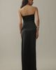 BHLDN Danielle Strapless Side-Slit Stretch Satin Maxi Dress - 2