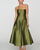BHLDN Drop-Waist Satin Midi Dress - 1