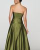 BHLDN Drop-Waist Satin Midi Dress - 3