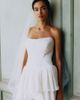 BHLDN Eleonora Strapless Pleated Fit & Flare Mini Dress - 5