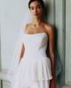 BHLDN Eleonora Strapless Pleated Fit & Flare Mini Dress - 7