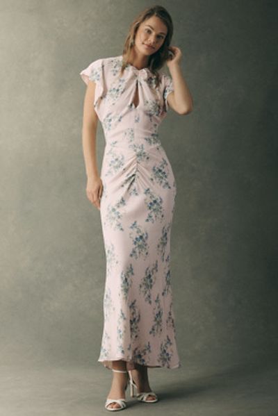 BHLDN Flutter-Sleeve Maxi Dress