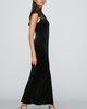 BHLDN Lace High-Neck Velvet Maxi Dress - 4