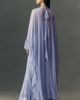 BHLDN Leigh Chiffon Slip Maxi Dress With Ruffle Cape - 2