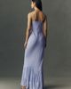 BHLDN Leigh Chiffon Slip Maxi Dress With Ruffle Cape - 6