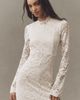 BHLDN Long-Sleeve Mock-Neck Stretch Lace Maxi Dress - 3