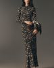 BHLDN Long-Sleeve Panel Mesh Maxi Dress - 2