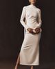 BHLDN Long-Sleeve Scarf Knit Maxi Dress - 3