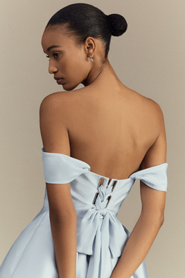 BHLDN - Lydia Off-The-Shoulder Corset Mini Dress
