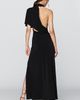 BHLDN Mock-Neck Asymmetrical Maxi Dress - 3